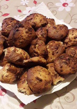 Foto di Biscotti con gocce di cioccolato