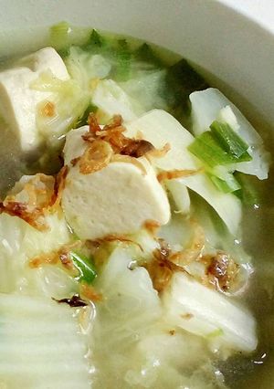 Foto resep Sup tahu simpel
