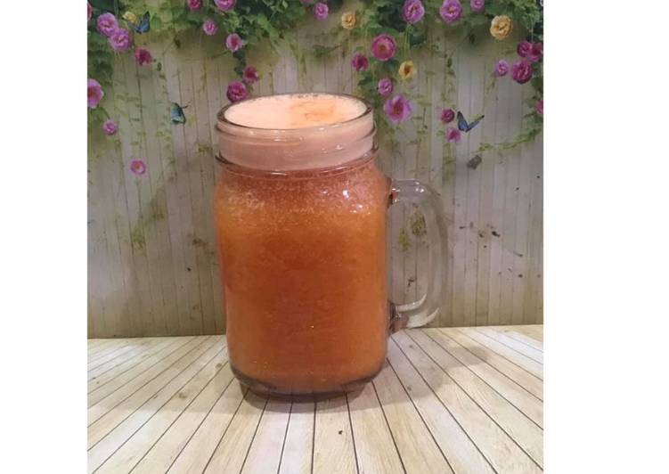 Bagaimana Menyiapkan Diet Juice Pear Watermelon Orange Pineapple Turmeric yang Lezat Sekali