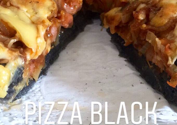Cara Bikin Pizza Black Ekonomis Untuk Dijual
