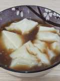 Kembang Tahu Saus Jahe (Pudding Susu Kedelai)