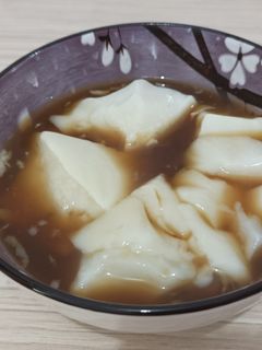 Foto resep Kembang Tahu Saus Jahe (Pudding Susu Kedelai)