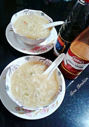 A picture of Chicken Corn Soup.