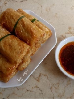 Foto resep Dimsum Lumpia Kulit Tahu + Chilli Oil