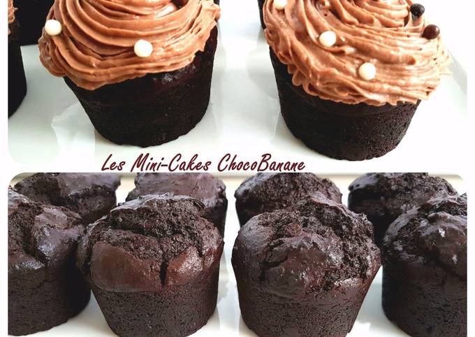 Recette Délicieux Les Mini-Cakes ChocoBanane