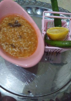 صورة لوصفة شوربة