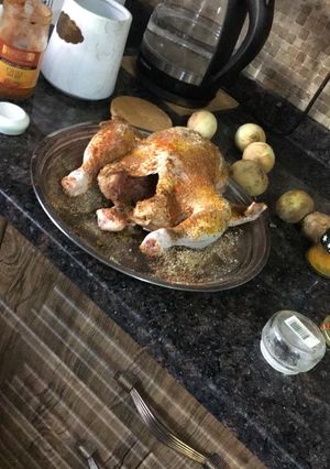 صورة لوصفة دجاج محشي بالاكياس