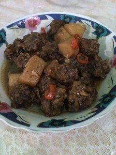 Foto resep Tumis teriyaki bola daging kentang