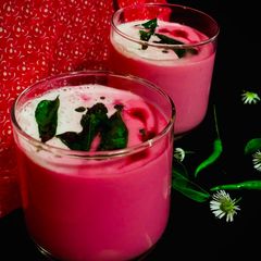 A picture of Beetroot Chaas.