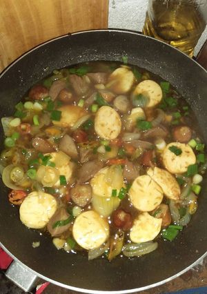 Foto resep Tofu Sosis Bakso Saus Tiram