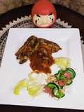 Chicken Steak With Red Mushroom Sauce 🍄😋