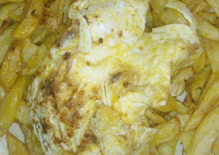 Step-by-Step Guide to Prepare Appetizing Chips and eggs | So Tasty Food Recipe From My Kitchen