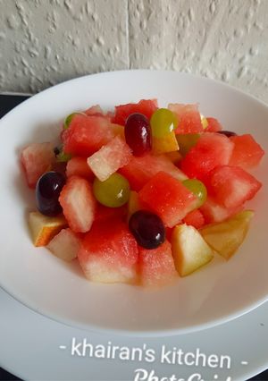 Fruits salad ainihin hoton girkin