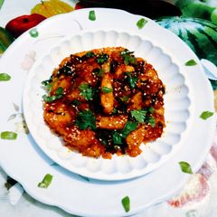 A picture of Crispy tasty delicious honey chilli potato(Chinese recipe).