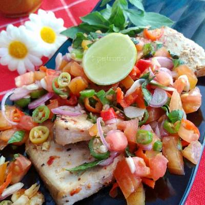 Resep Ikan Bakar Sambal Dabu Diet Tanpa Garam Oleh Kreasivinagoest Cookpad