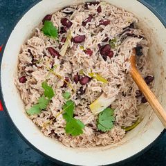 Rice & peas A picture of Rice & peas.