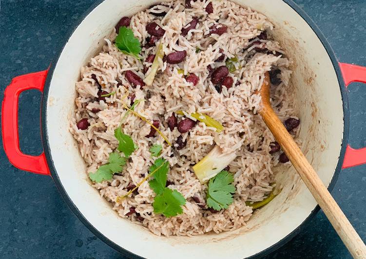 Steps to Make Perfect Rice & peas