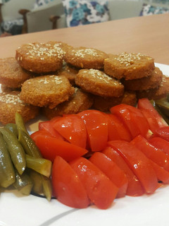 عکسی از دستور فلافل خونگی