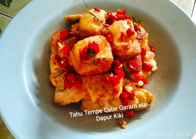 Tahu Tempe Cabe Garam