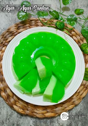 Foto resep Agar agar santan