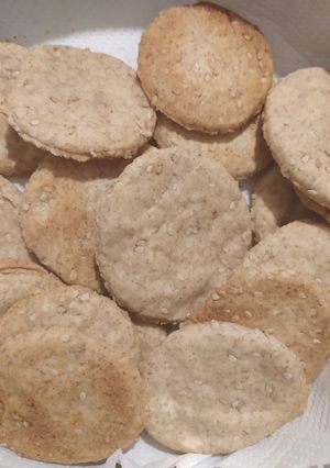 Una foto de Galletas integrales saladas
