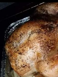 A picture of Thanksgiving Turkey steamed in a bag (gravy recipe included).