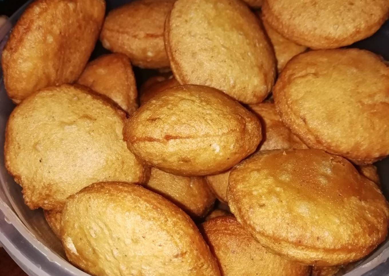 Soft cinnamon lemon mandazi