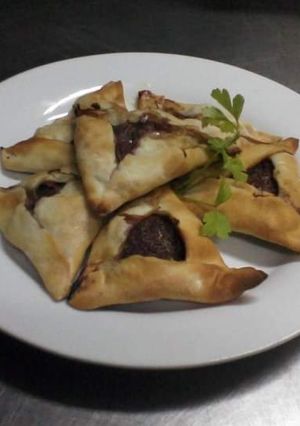 Una foto de Fatay (empanadas árabes)