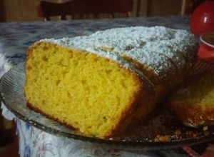 Una foto de Torta de naranja licuada