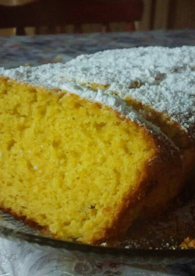 Una foto de Torta de naranja licuada