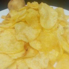 A picture of Crispy potato chips.
