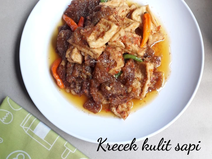 Cara Gampang Menyiapkan Resep Krecek kulit sapi yang Bikin Ngiler Anti Ribet, Mantap