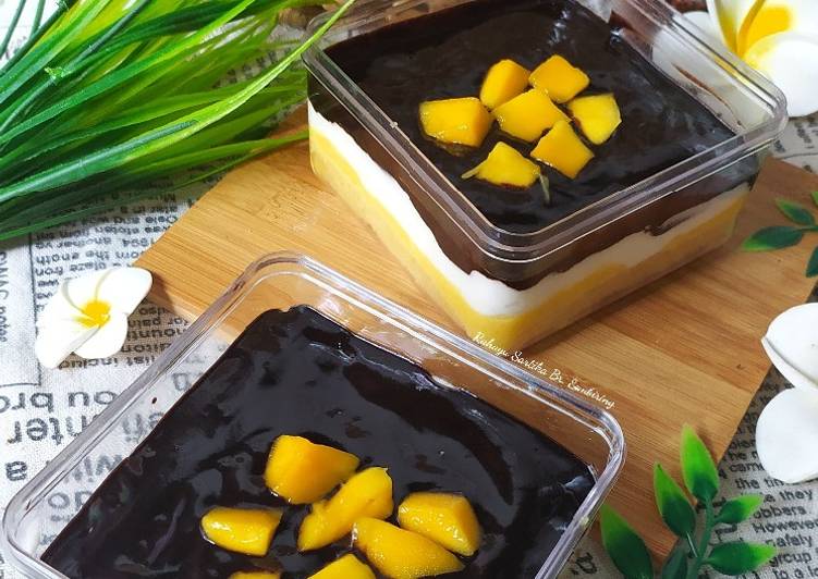 Bagaimana Menyiapkan Mango Dessert Box, Lezat Sekali