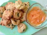 Perkedel Tahu dengan Saus Mayo Pedas