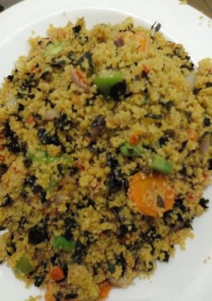 A picture of Fried cuscus.