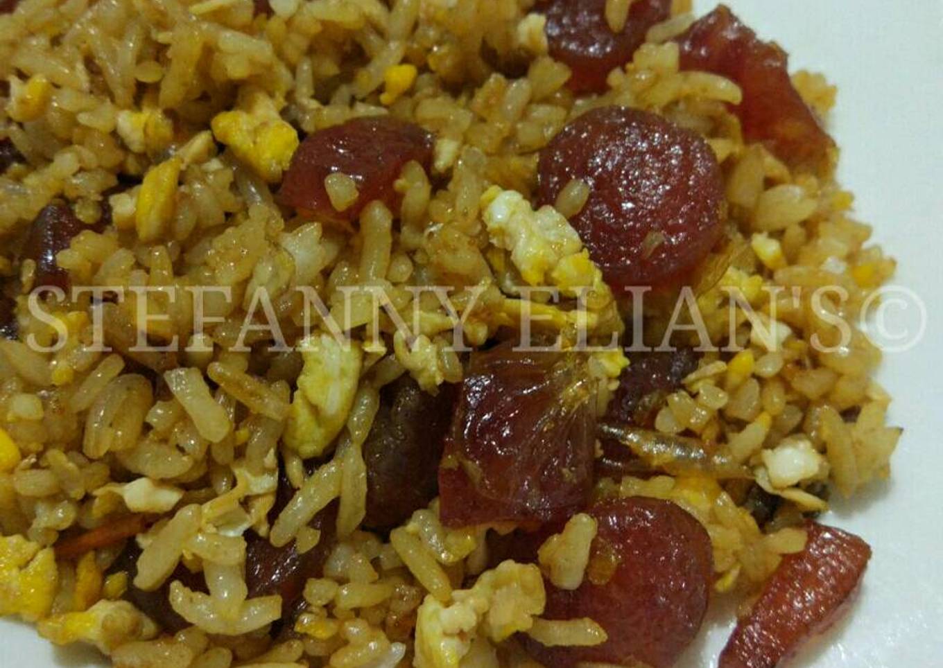 Nasi Goreng Lap Chiong / Sosis