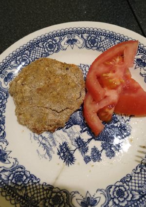 Una foto de Hamburguesas de lentejas y arvejas light