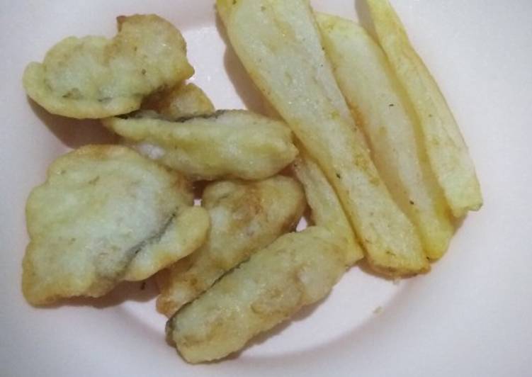 Resep Mpasi anti GTM fish and chips yang enak