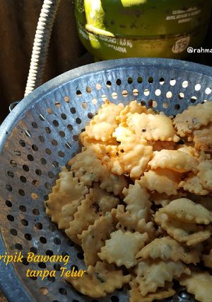 Foto resep 17. Keripik Bawang tanpa Telur🌜