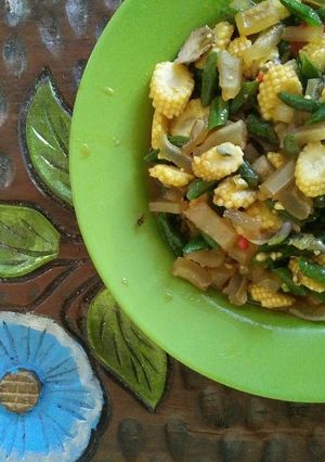 Foto resep Tumis sayuran with kulit sapi