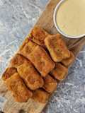 Chicken Nugget with Honey Mustard Sauce😋👍