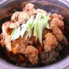 A picture of Mie Soba Pedas ala Gk.