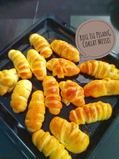 Foto resep Roti isi Pisang Coklat Mini