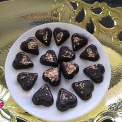 A picture of Roasted peanuts assorted chocolates.