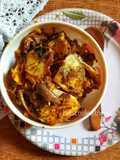 Cabbage Curry with fish head