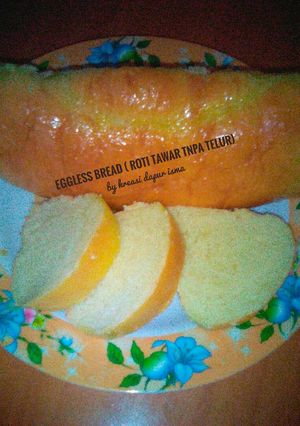 Foto resep Eggless bread (roti tawar tanpa telur)