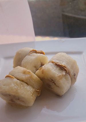 Una foto de Banana with Peanut Butter