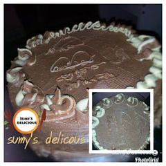 A picture of Chocolate icing.