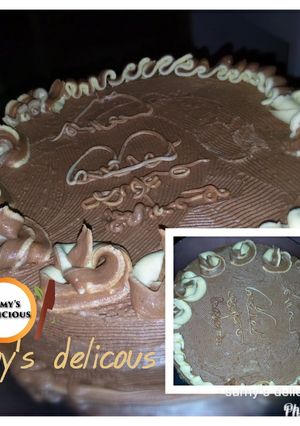 A picture of Chocolate icing.