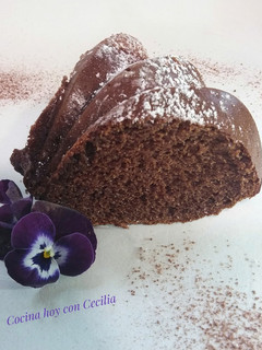 Una foto de Bizcocho de chocolate